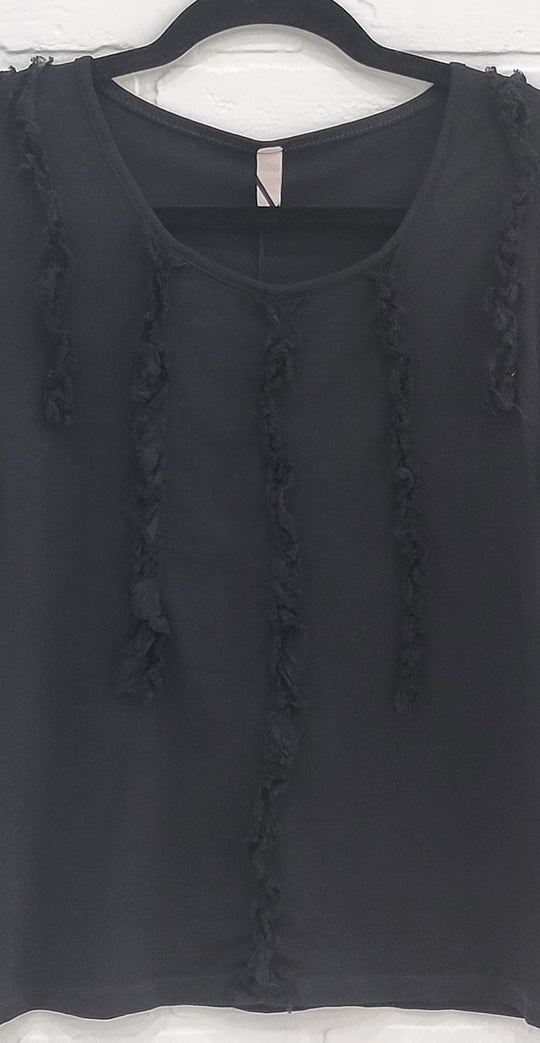 Ruffle Long Sleeve Shirt by Lux Luna