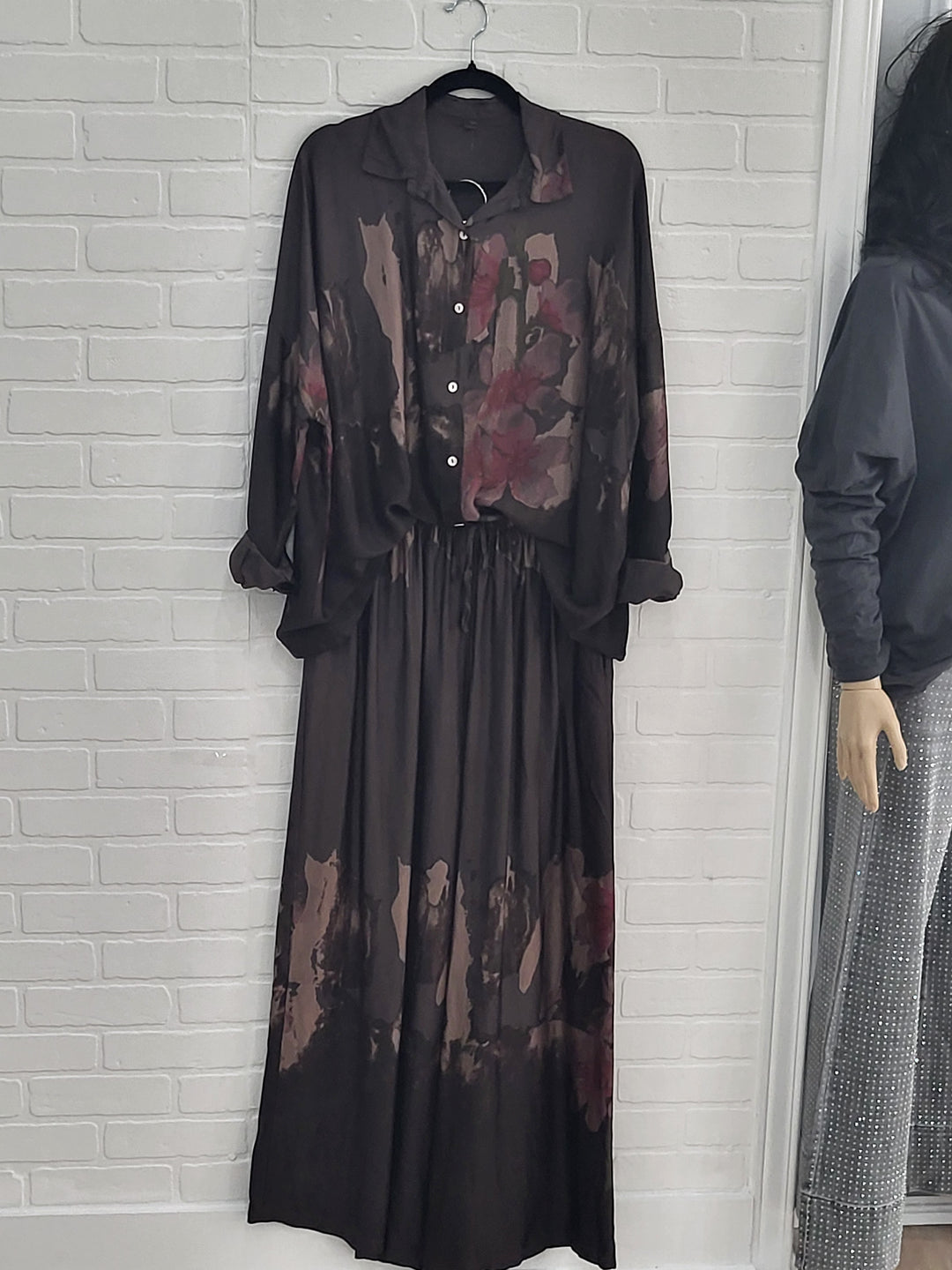 Floral Satin Set