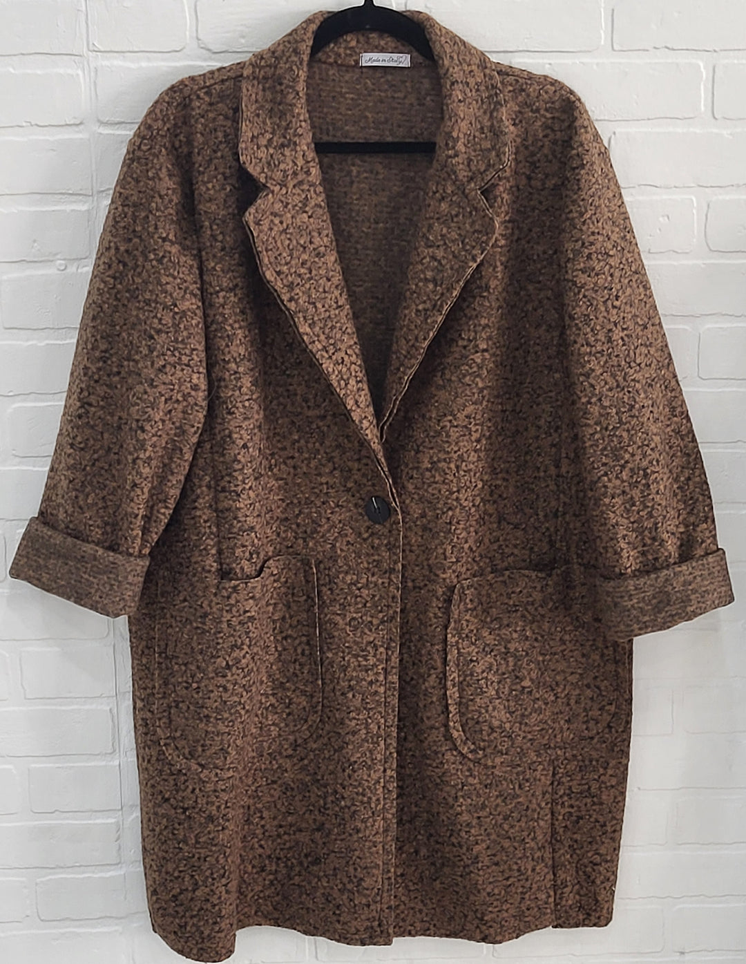Roma Classic Bouclé Coat