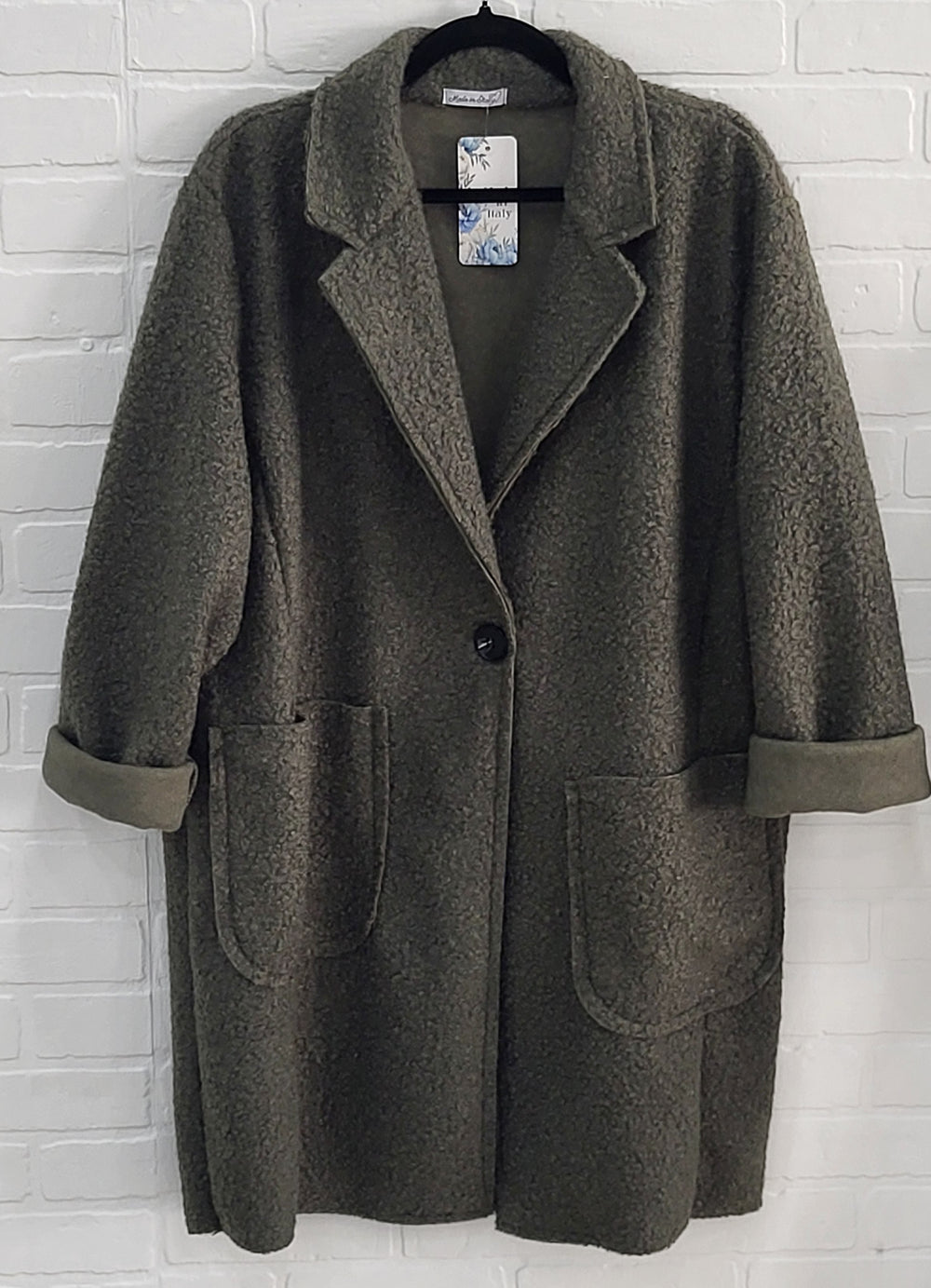 Roma Classic Bouclé Coat