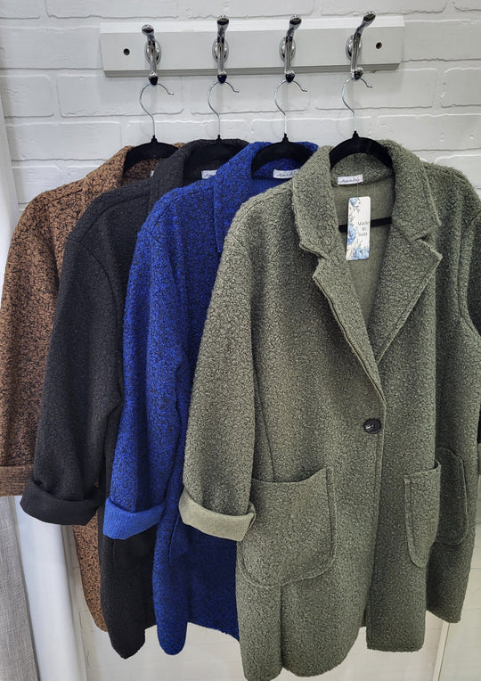 Roma Classic Bouclé Coat