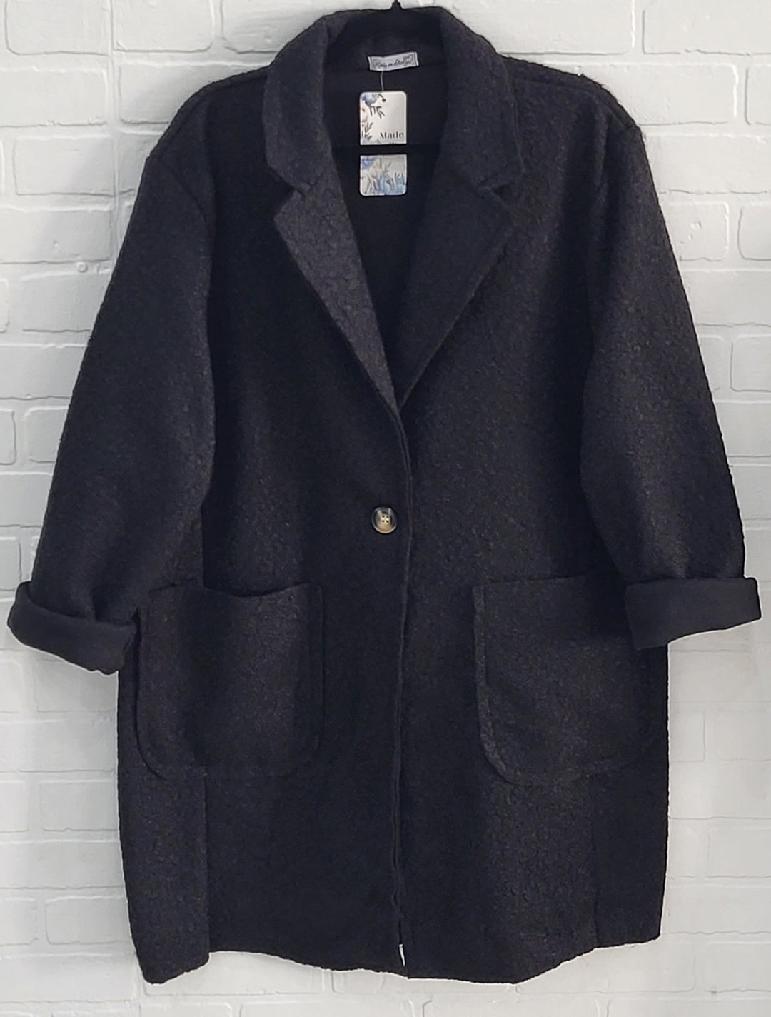 Roma Classic Bouclé Coat