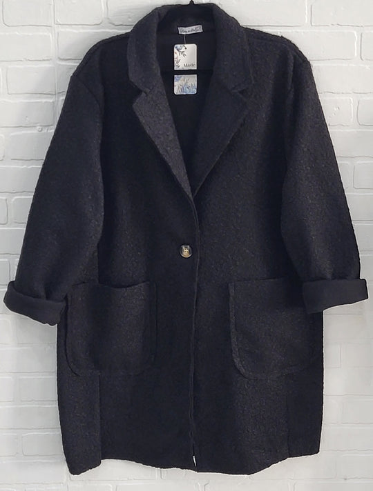 Roma Classic Bouclé Coat