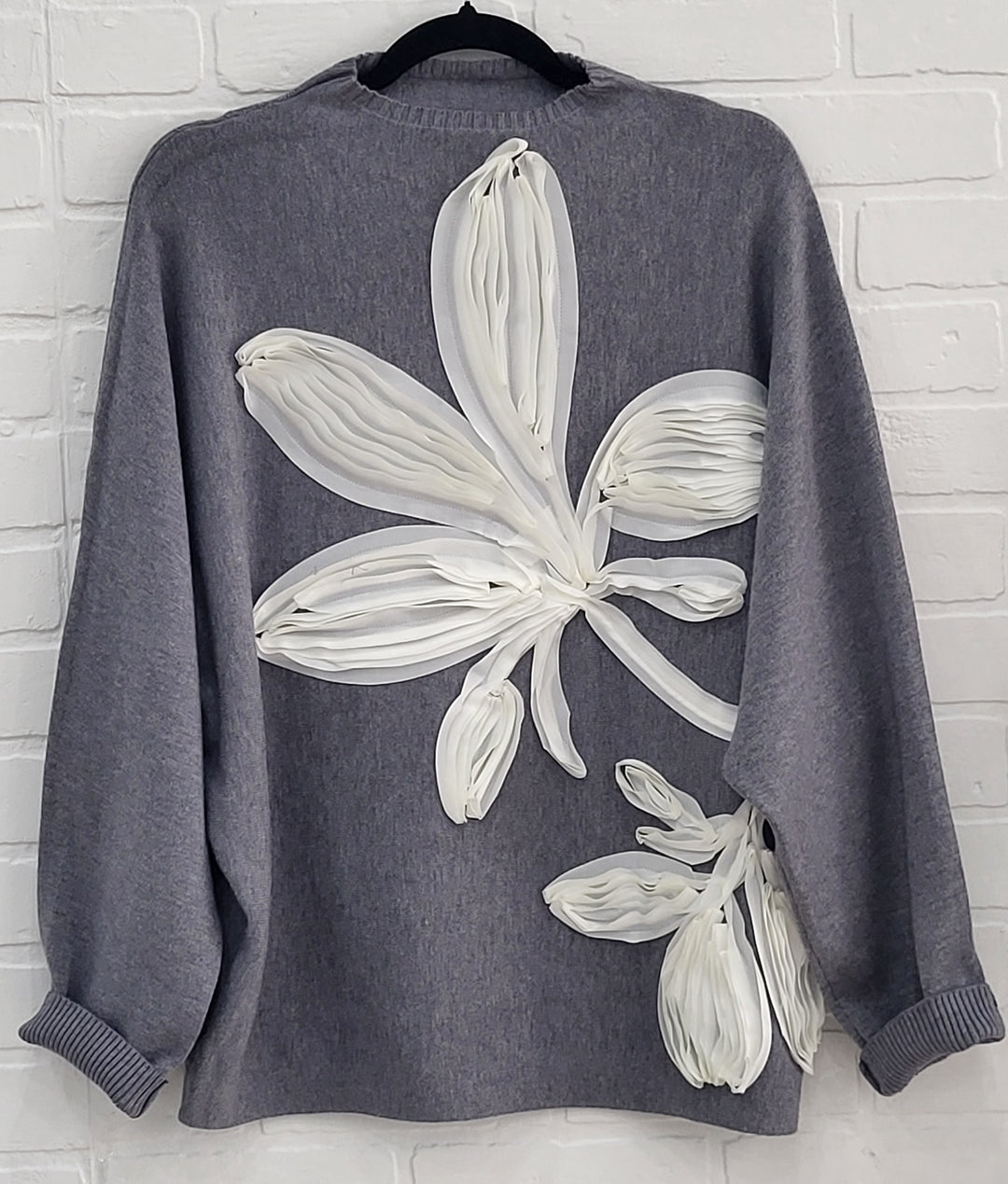 3D Flower Sweater by Lara