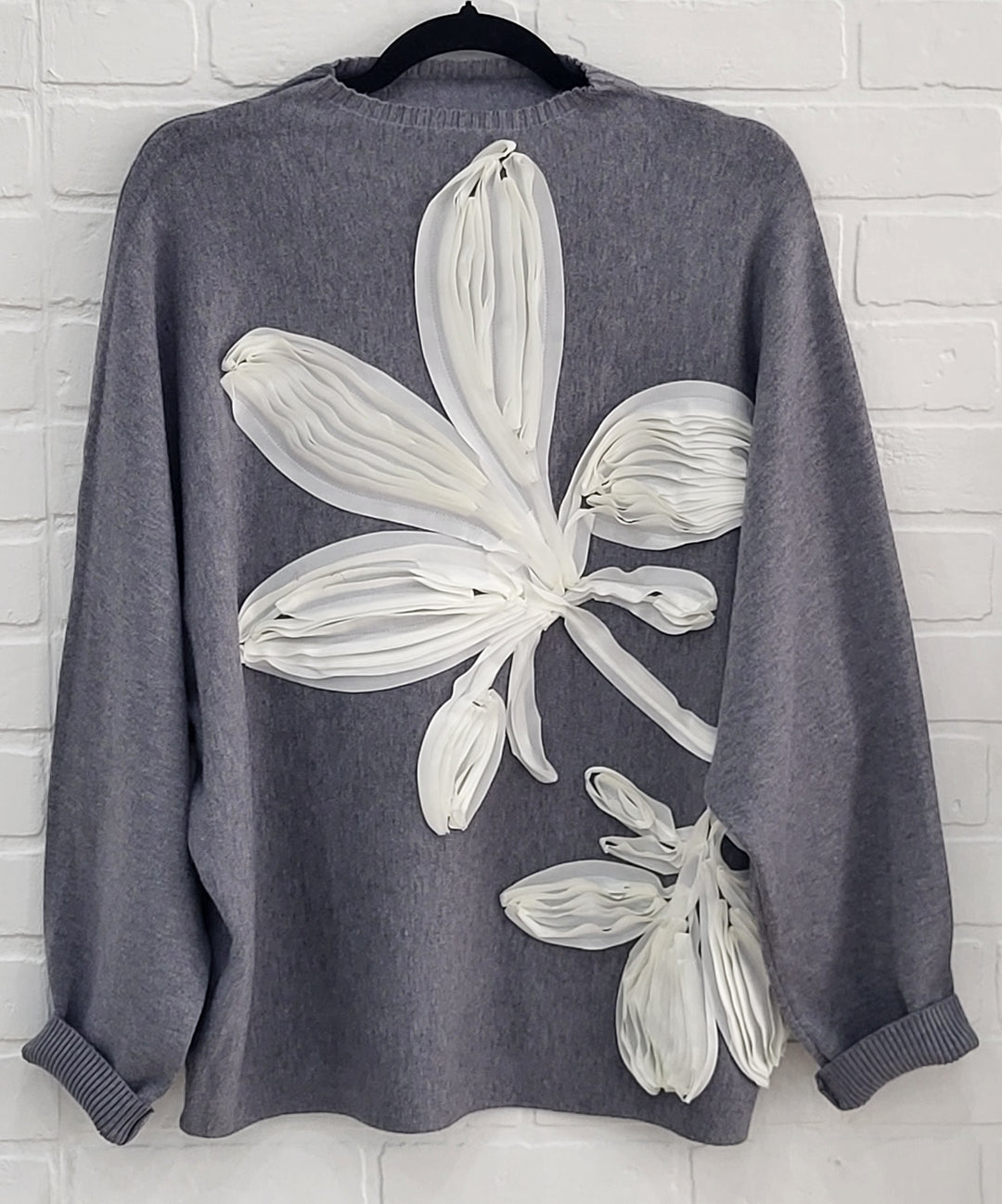 3D Flower Sweater by Lara