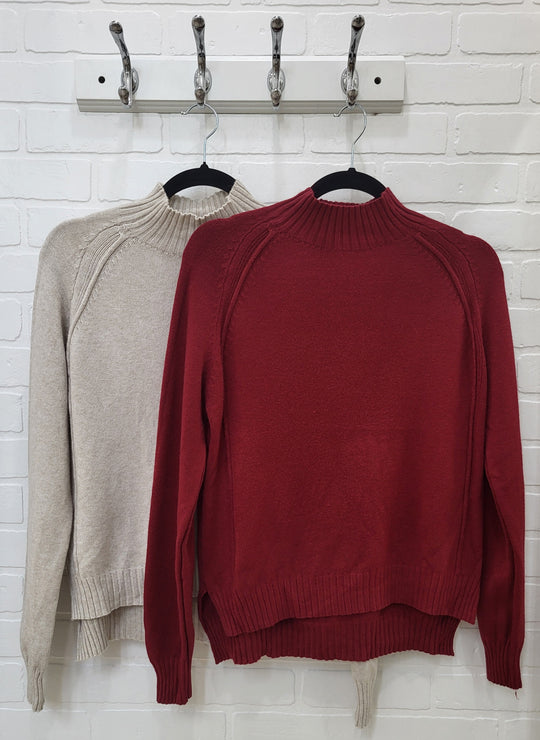 Classic Mock Neck Sweater