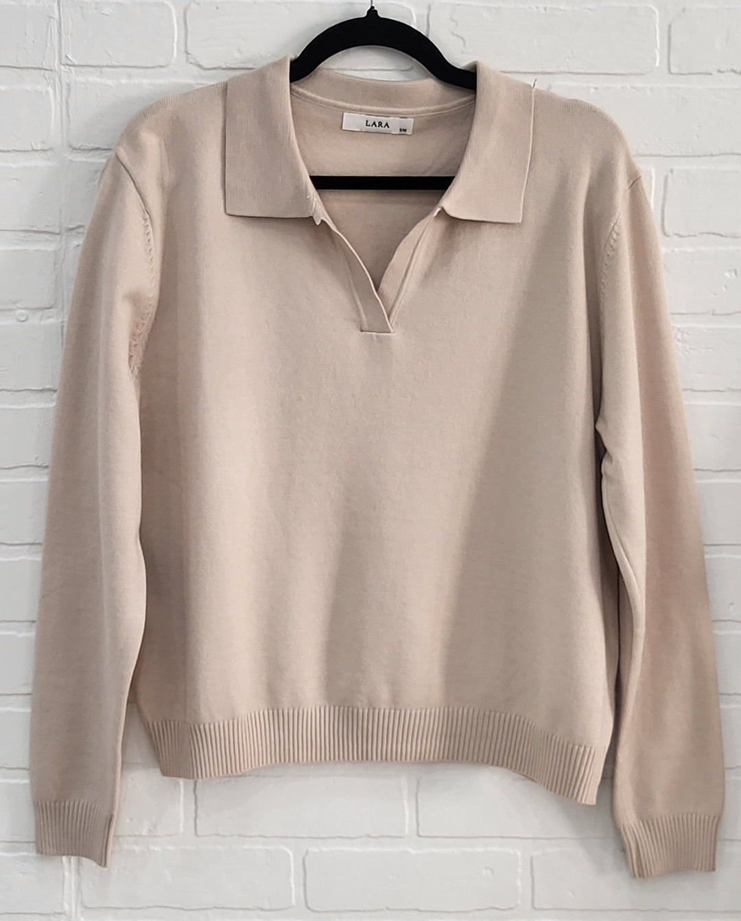 Lara Relaxed Collar Knit