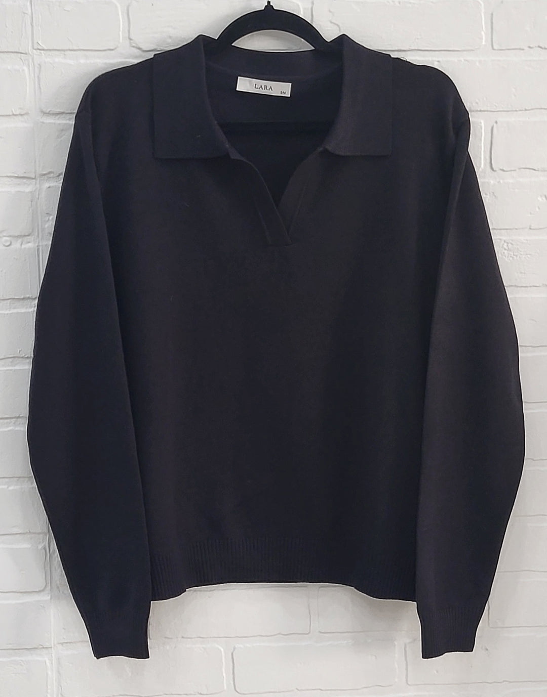Lara Relaxed Collar Knit