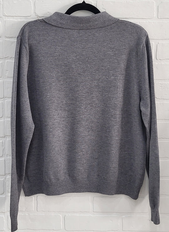 Lara Relaxed Collar Knit