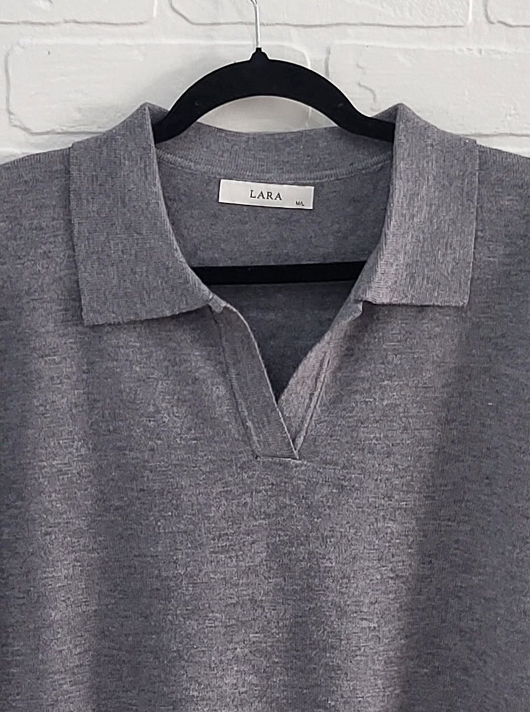 Lara Relaxed Collar Knit