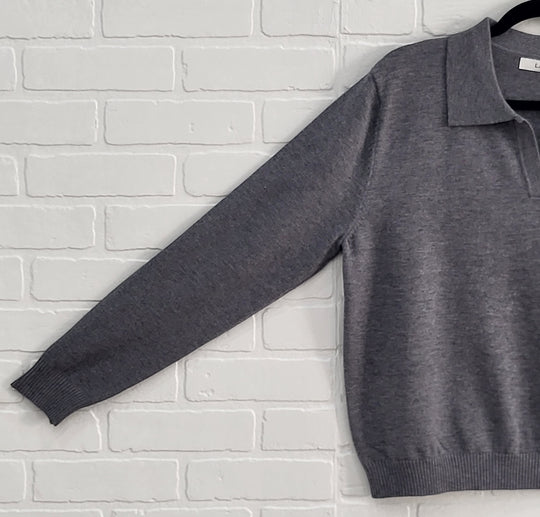 Lara Relaxed Collar Knit