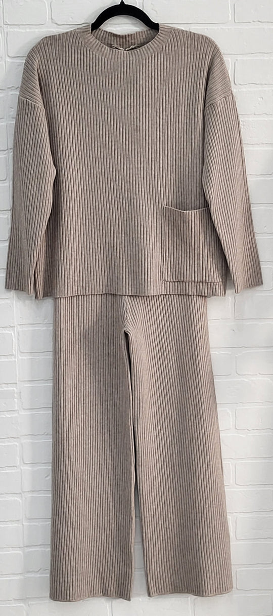 Lara Ribbed Casual 2 Piece Set