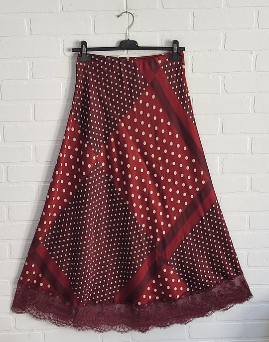Polka Dot Lace Skirt