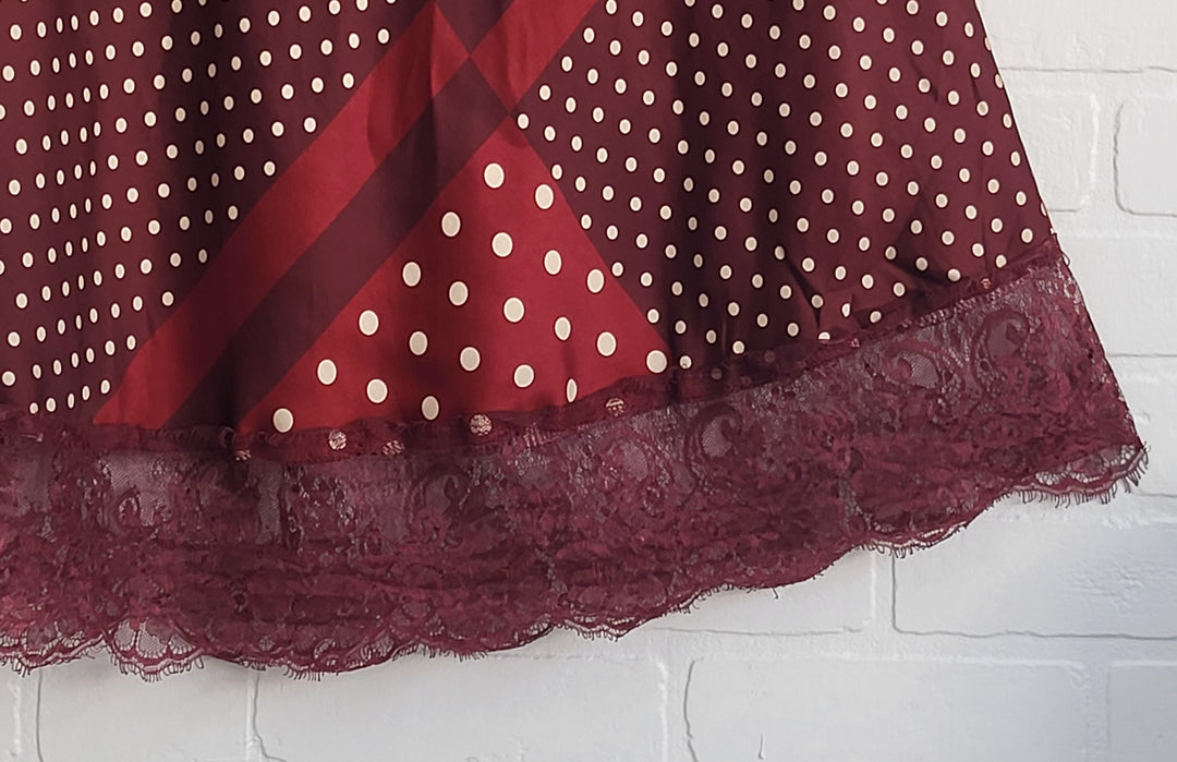 Polka Dot Lace Skirt