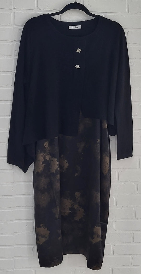Dress & Assymetical Knit Top