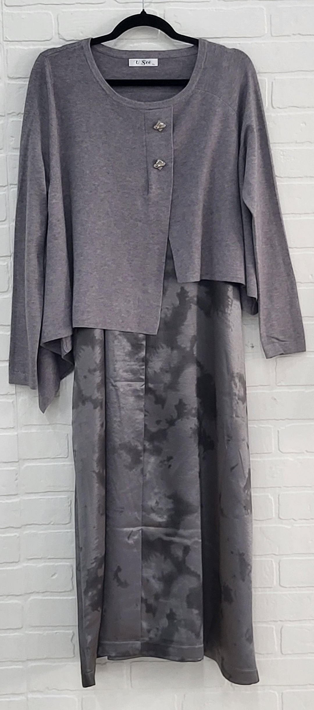Dress & Assymetical Knit Top