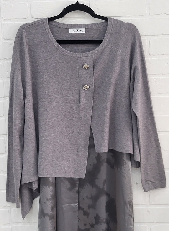 Dress & Assymetical Knit Top