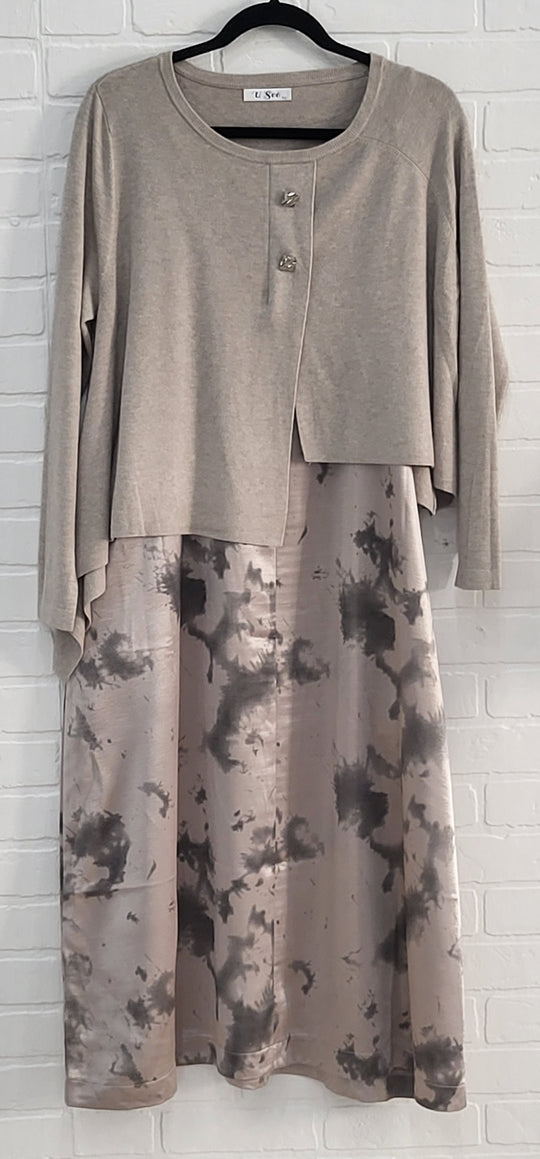 Dress & Assymetical Knit Top