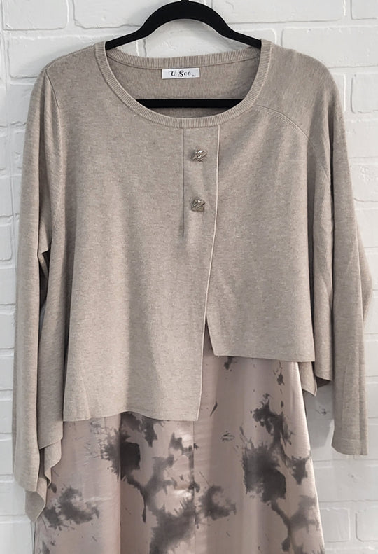 Dress & Assymetical Knit Top