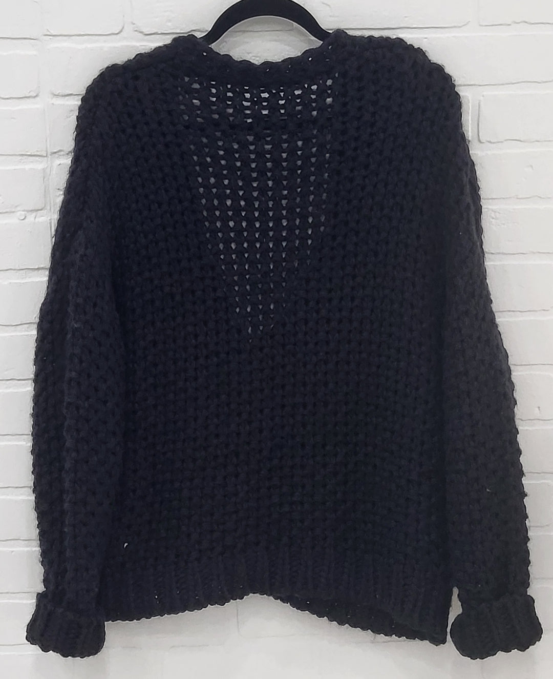 Chunky Cardigan with Wooden Buttons