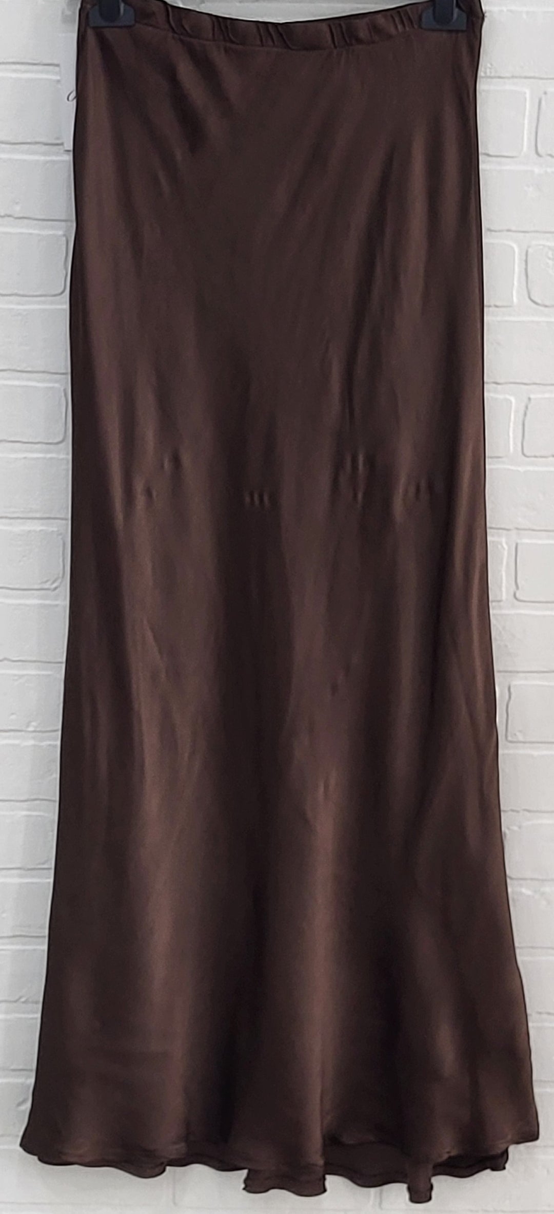 Satin Long Skirt