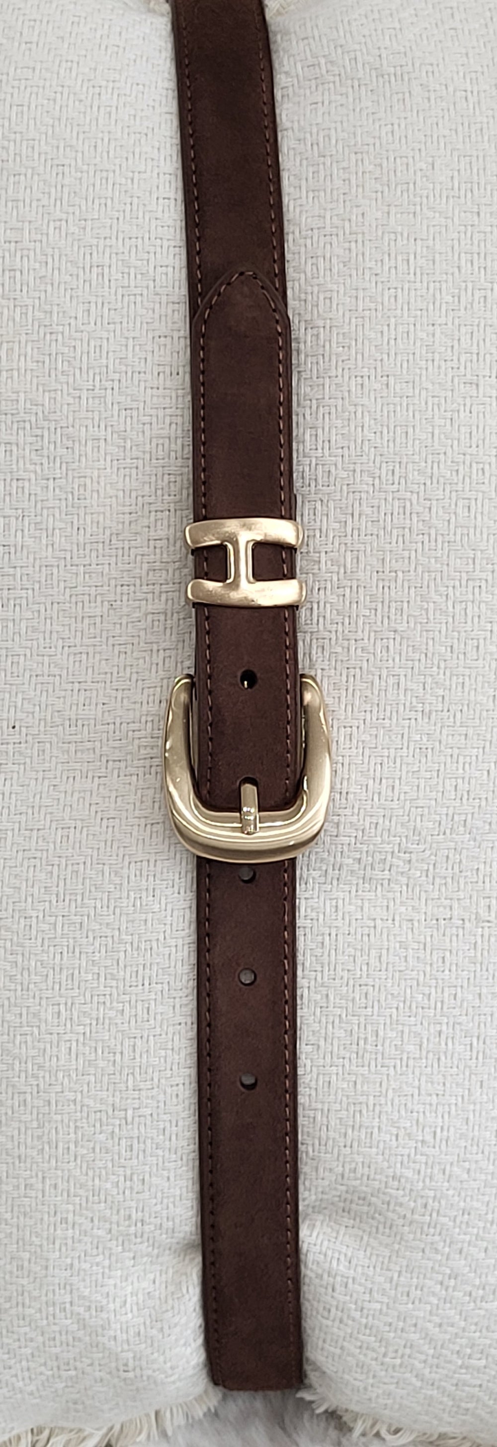 Retro Suede Belt