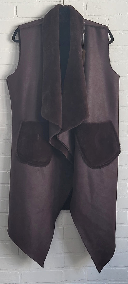 Luna Fur Long Vest