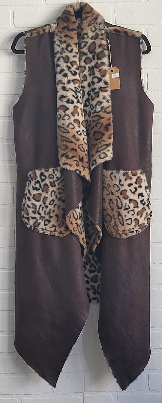 Luna Fur Long Vest