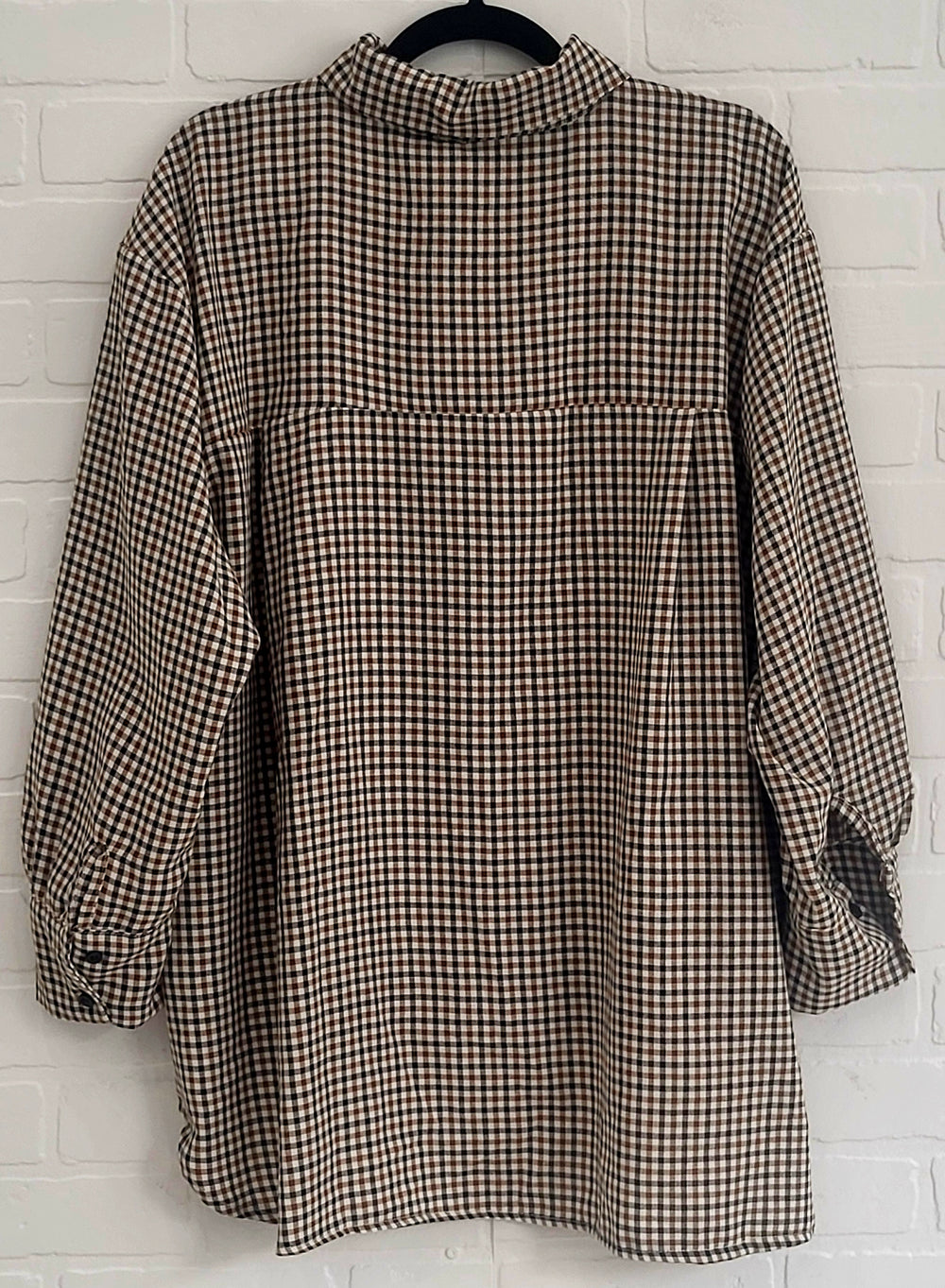 Vintage Checkered Blouse