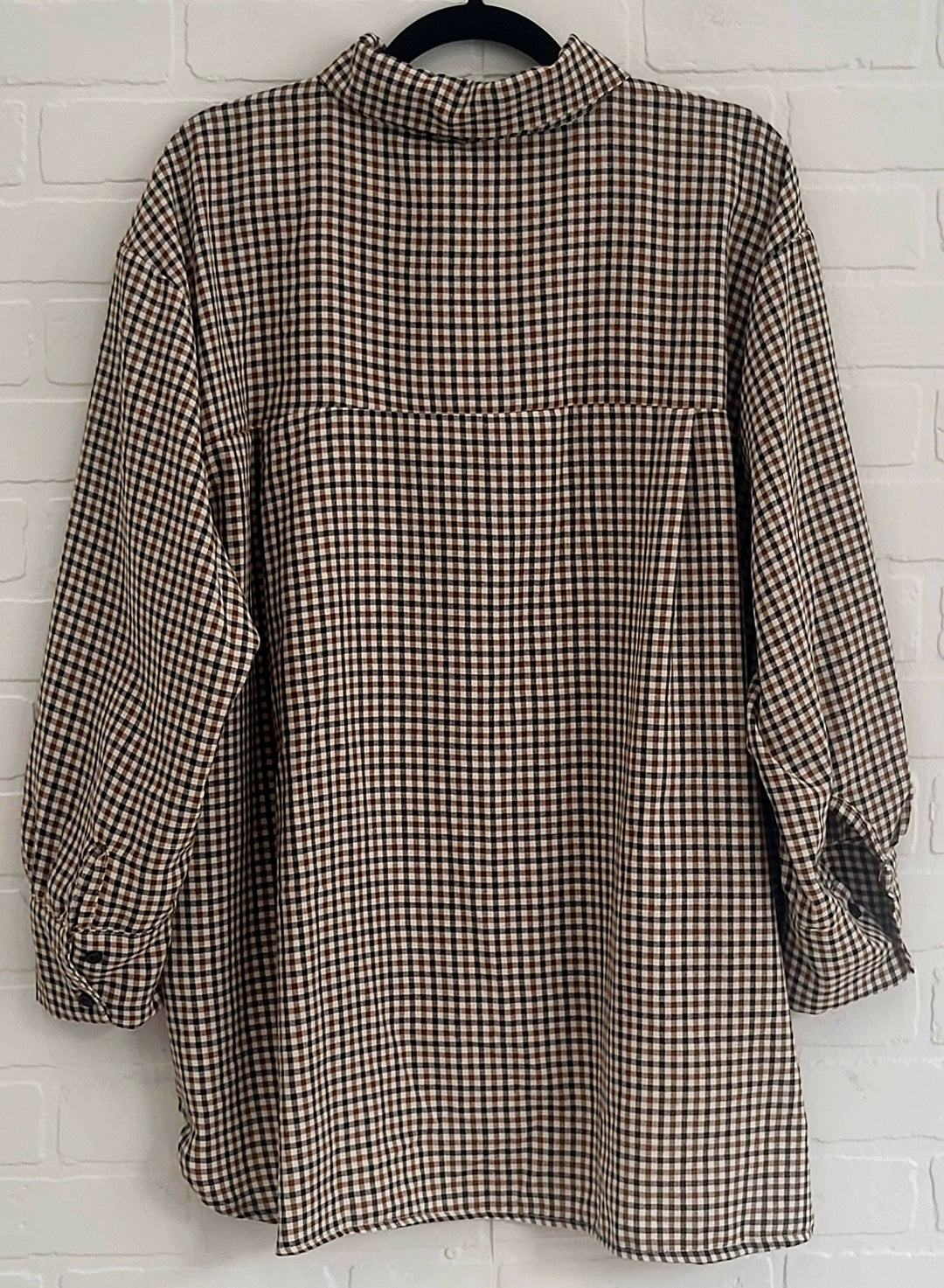 Vintage Checkered Blouse