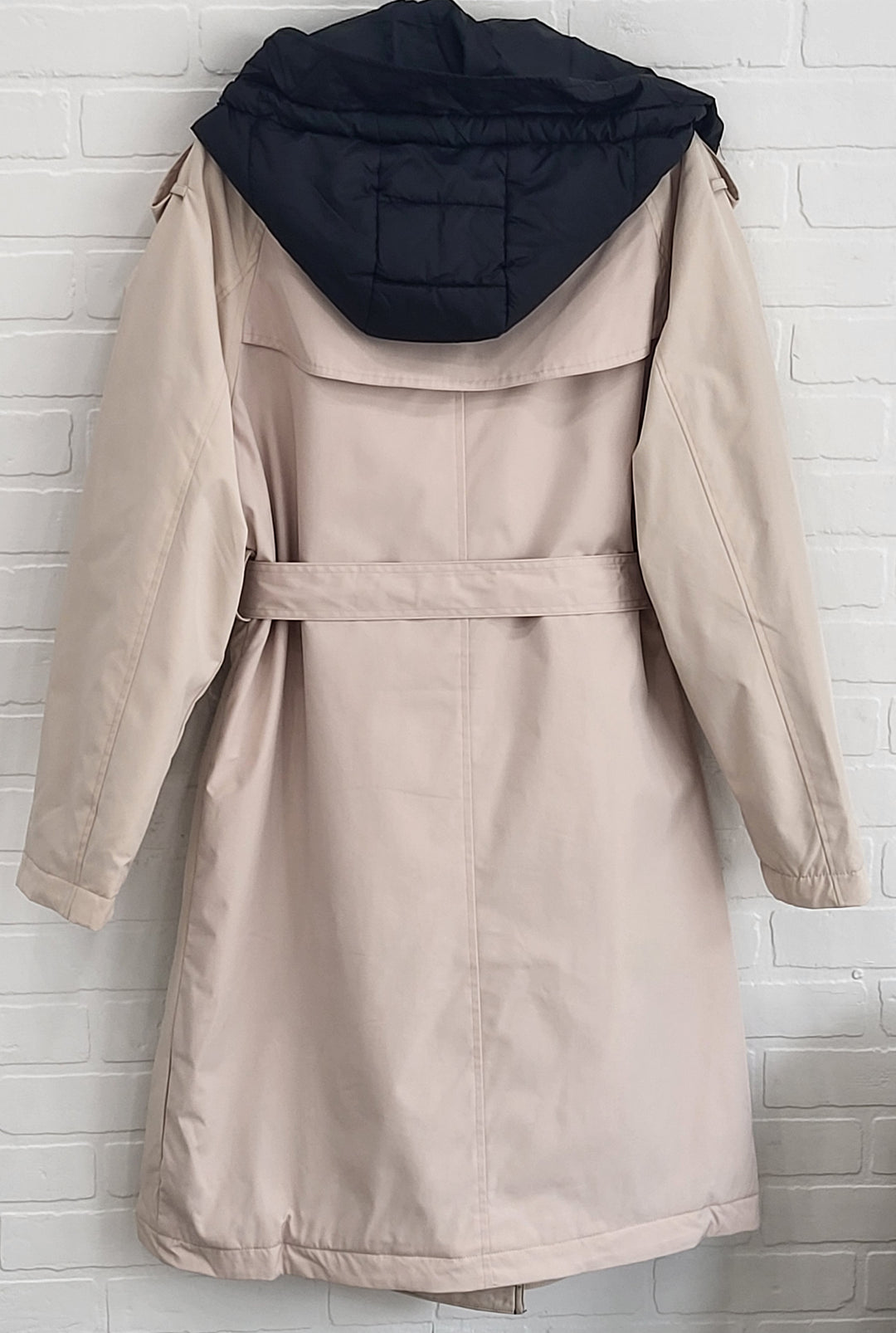 Bilin Quilted HoodieTrench Coat