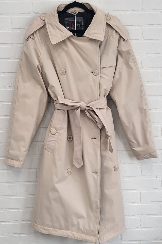 Bilin Quilted HoodieTrench Coat