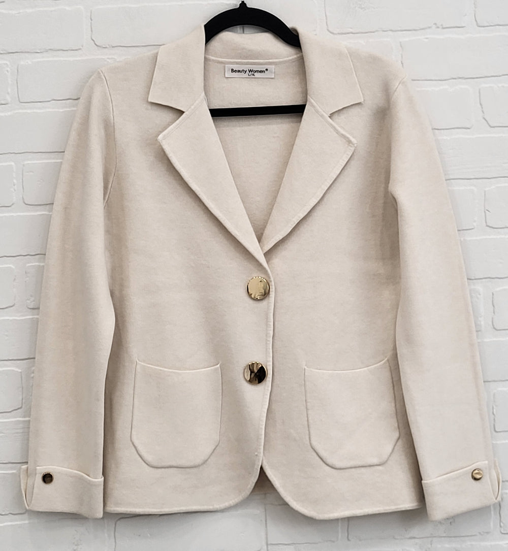 Knit Blazer by Beaty Women