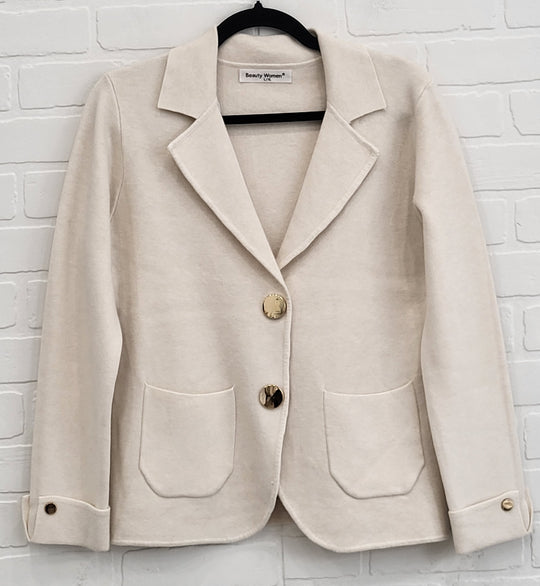 Knit Blazer by Beaty Women