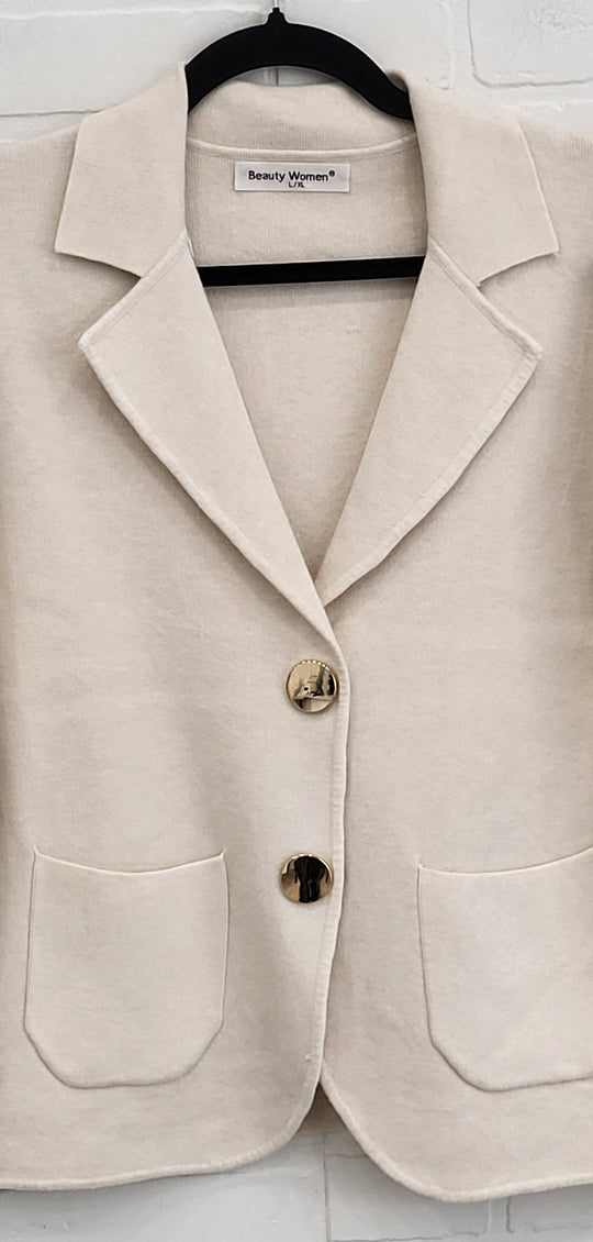 Knit Blazer by Beaty Women