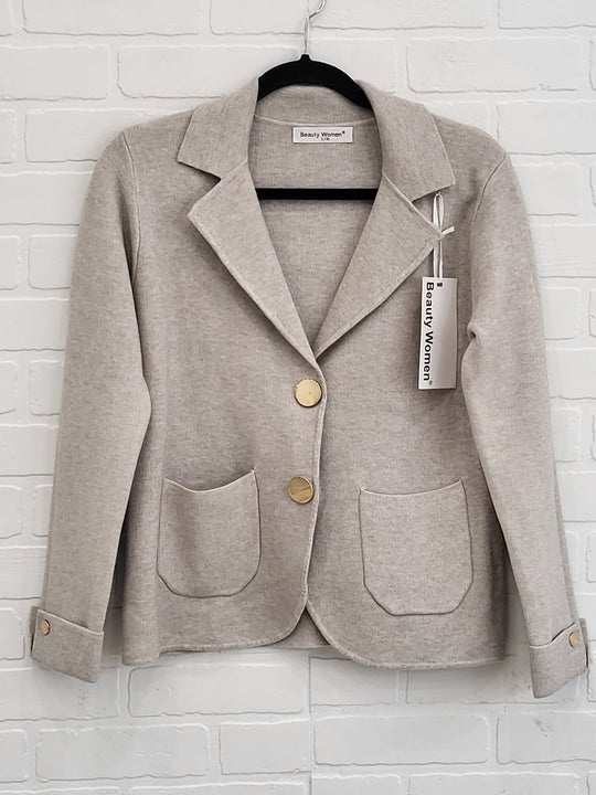 Knit Blazer by Beaty Women