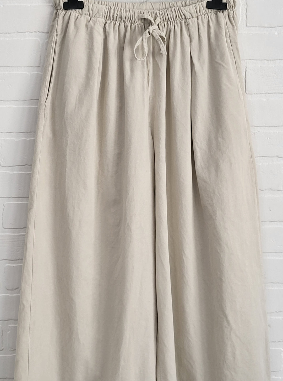 Wide Leg Corduroy Trousers