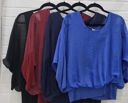 Silk Blend Lined Blouse