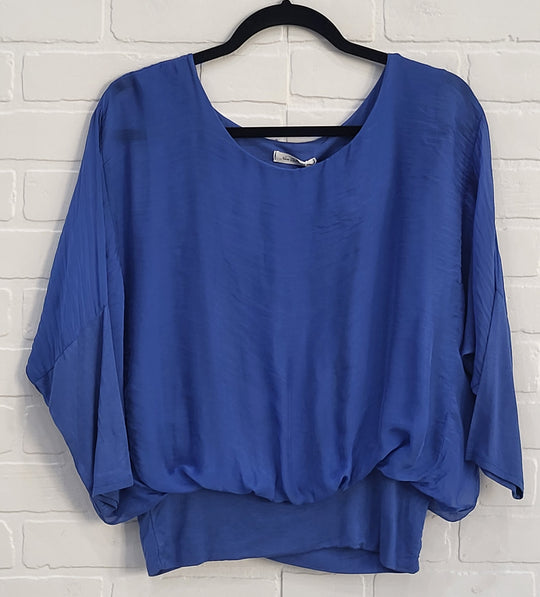 Silk Blend Lined Blouse