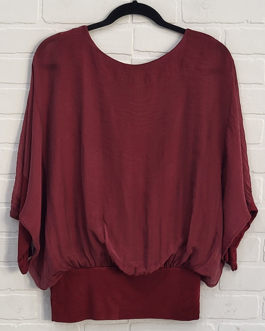 Silk Blend Lined Blouse