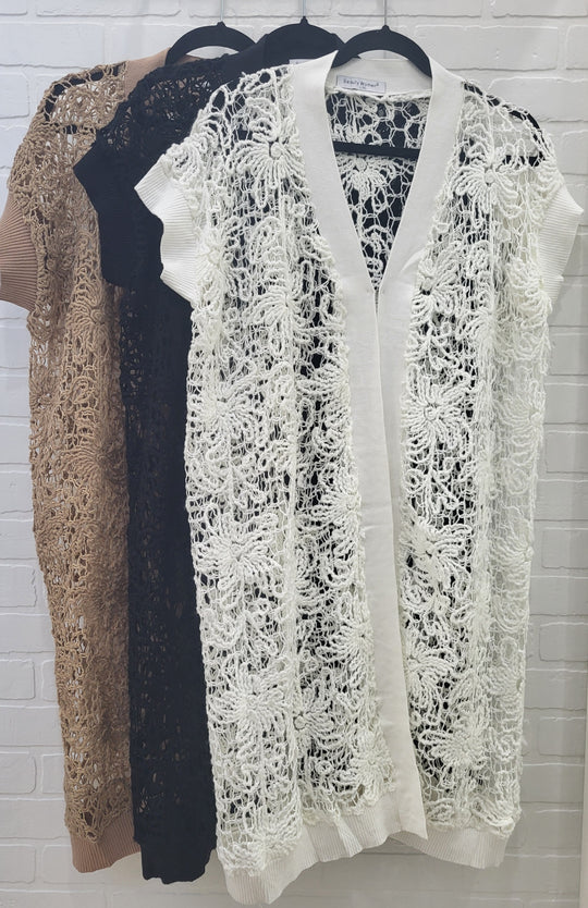 Chic Long Lace Jacket