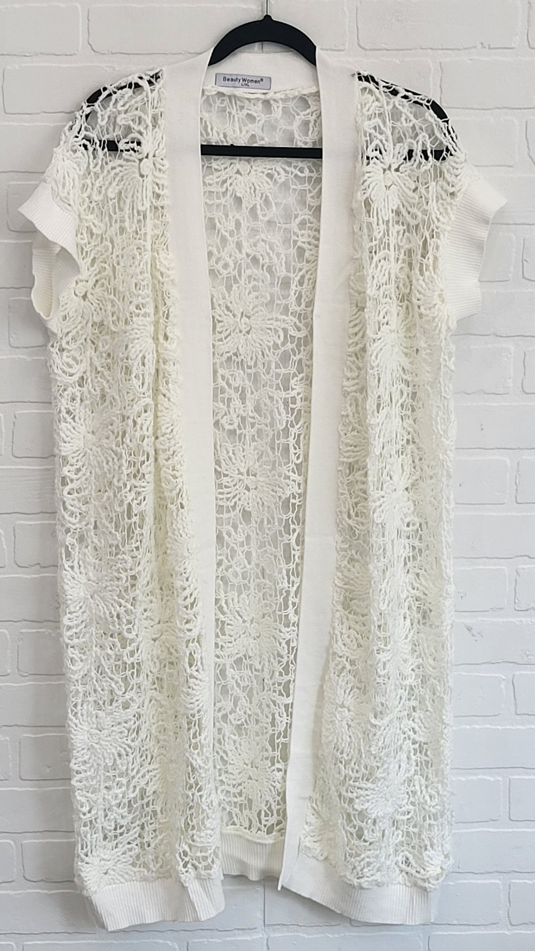 Chic Long Lace Jacket