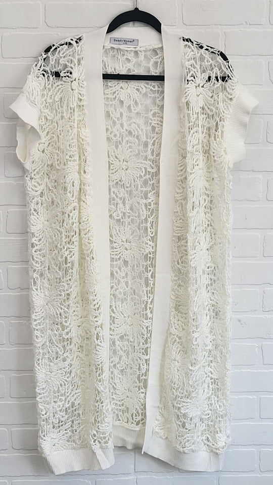 Chic Long Lace Jacket