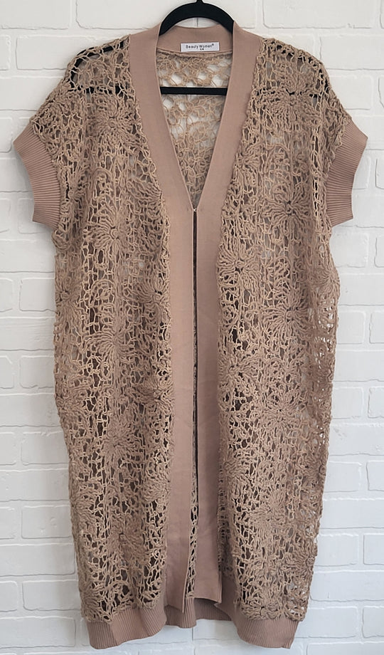 Chic Long Lace Jacket