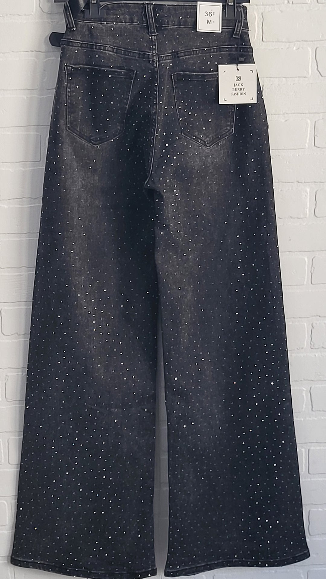 Sparkly Wide Leg Denim by Jack Berry