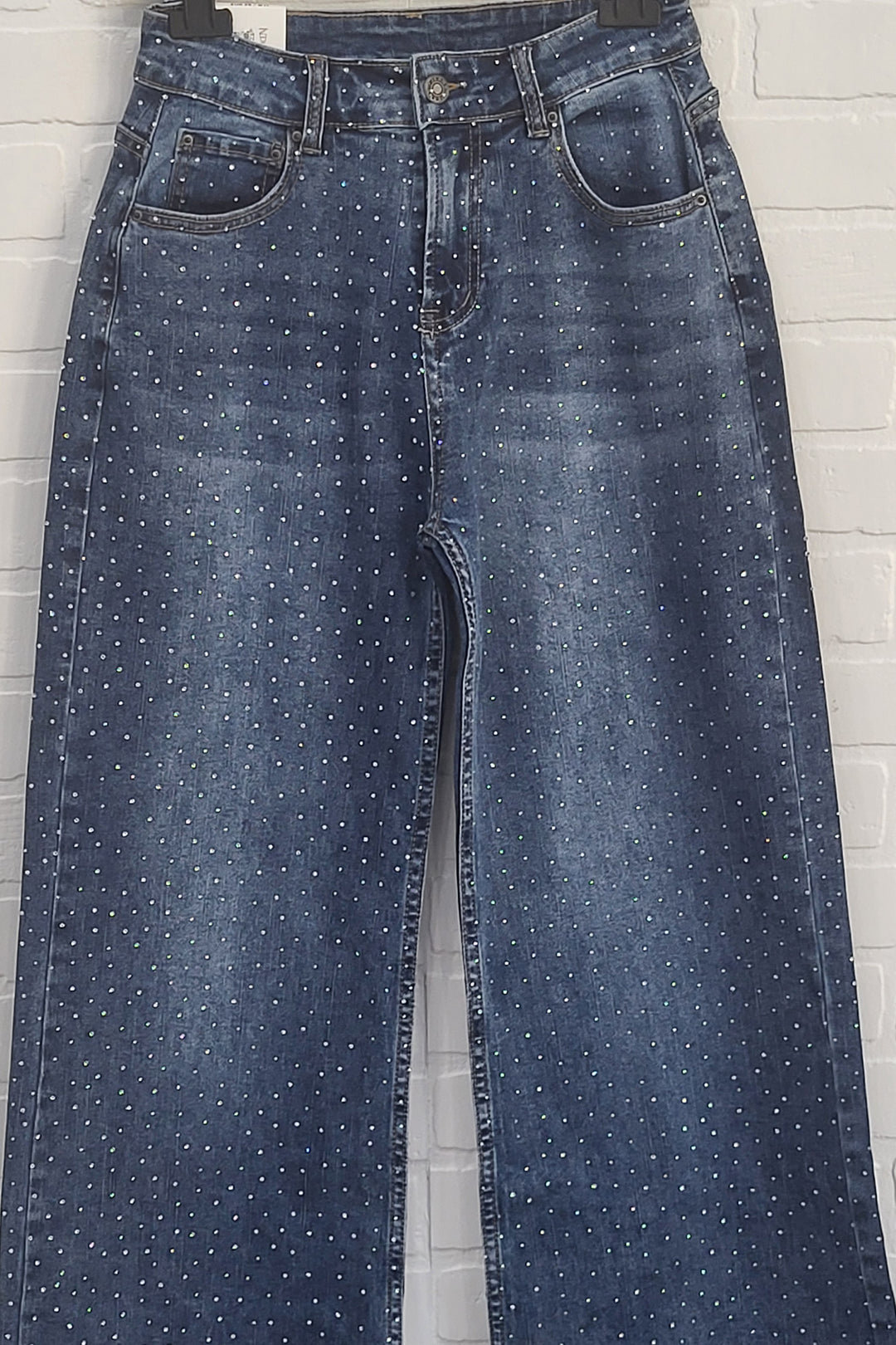 Jack Berry Sparkly Wide Leg Jeans