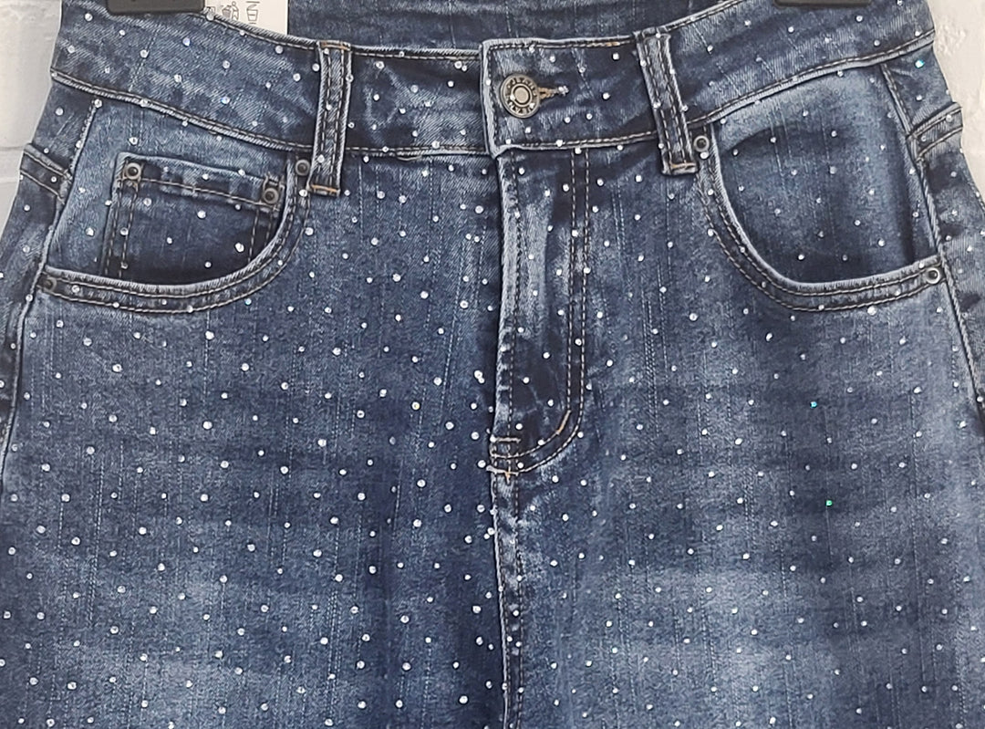 Jack Berry Sparkly Wide Leg Jeans