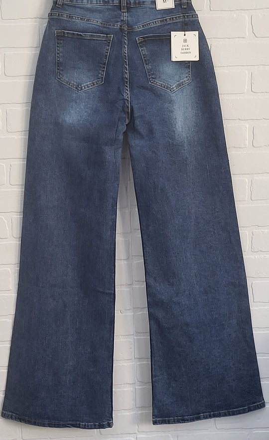Jack Berry Sparkly Wide Leg Jeans