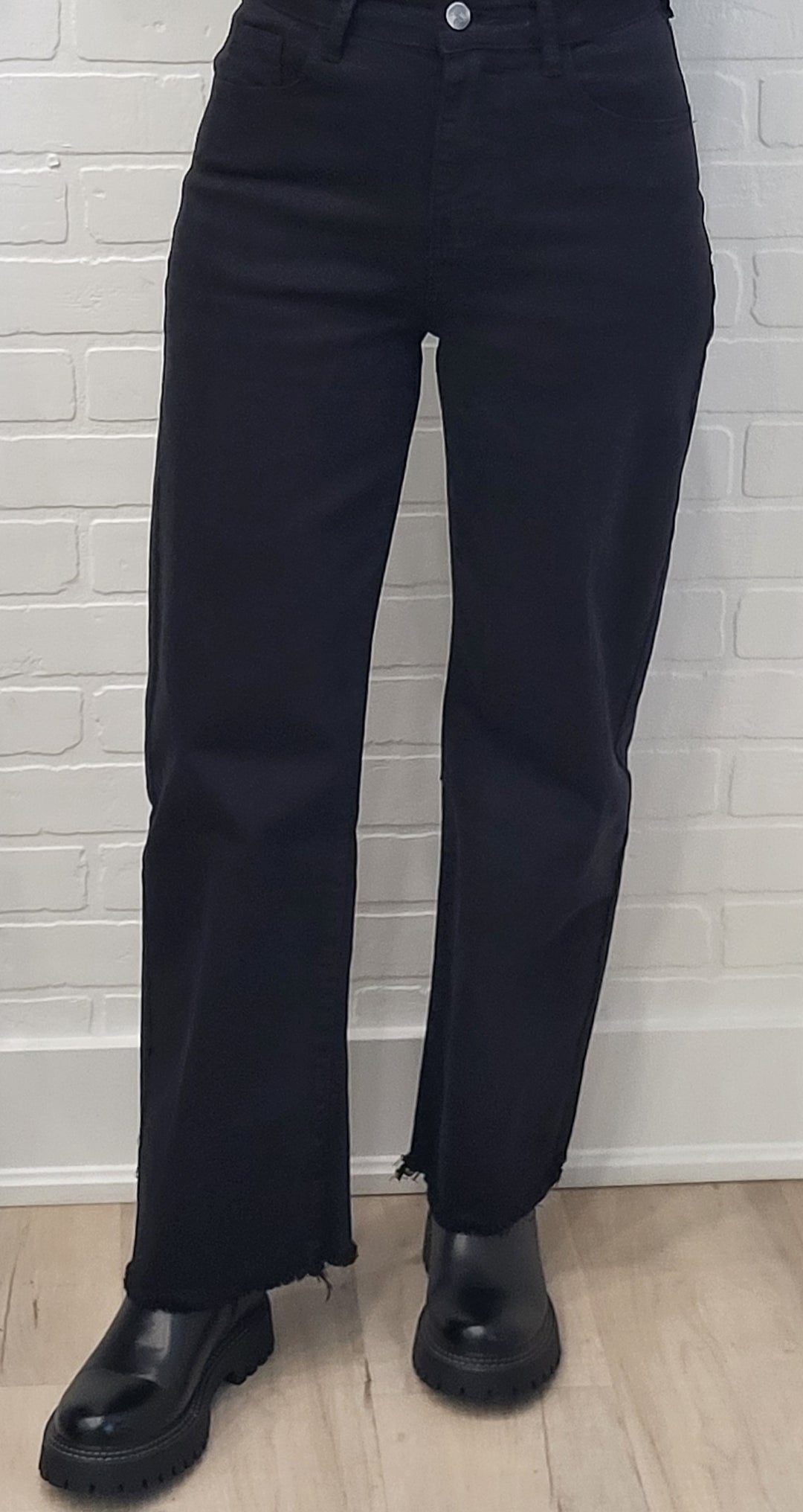 Zac & Zoe Raw Hem Jeans (Available in Black)