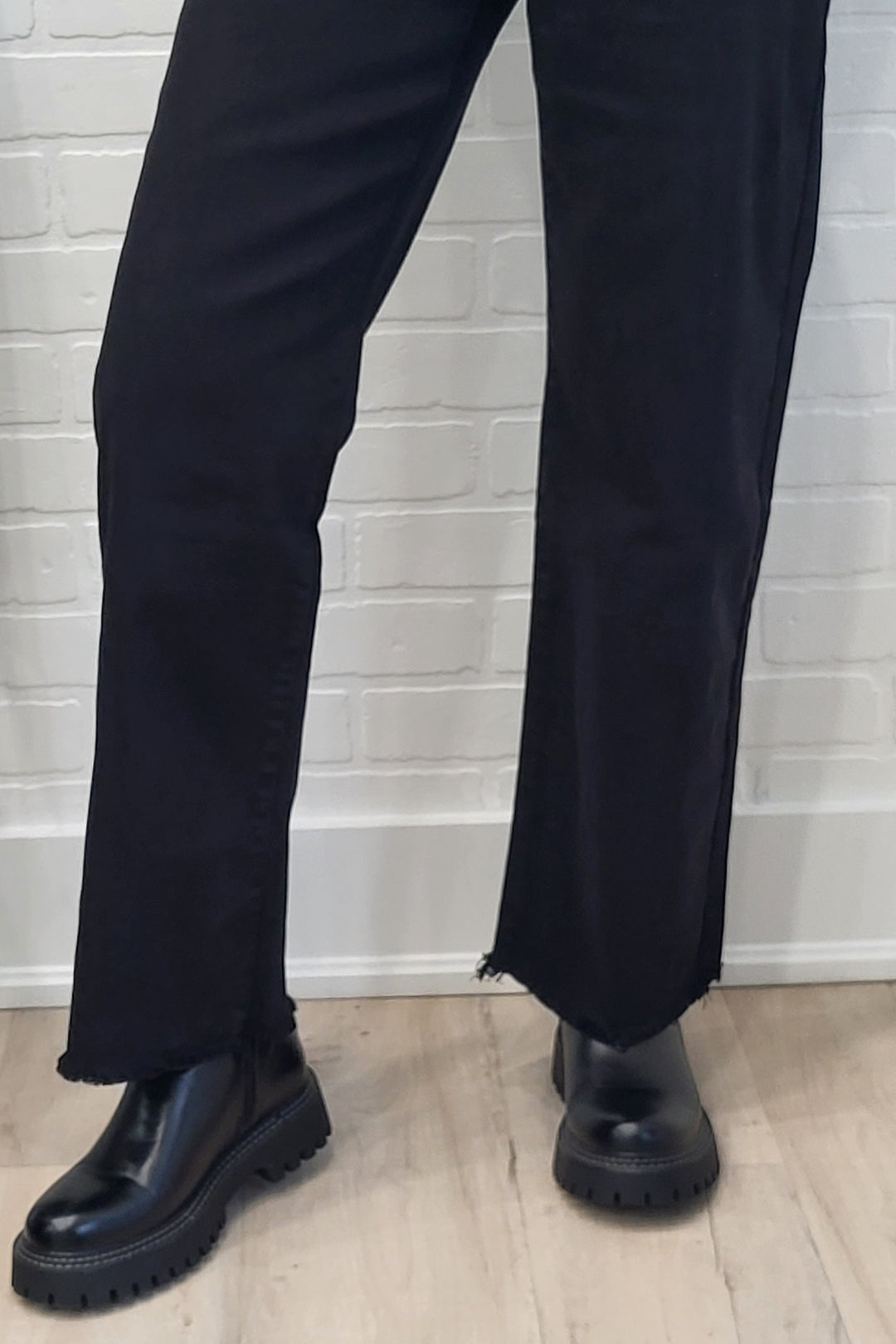 Zac & Zoe Raw Hem Jeans (Available in Black)